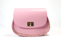 Pink Embossed Ostrich Uptown Bag