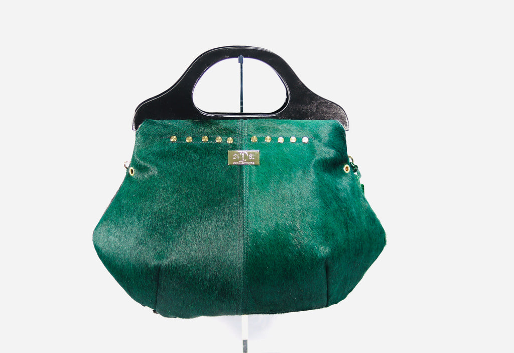 WILLIAMS HOGO BAG Green/Zebra