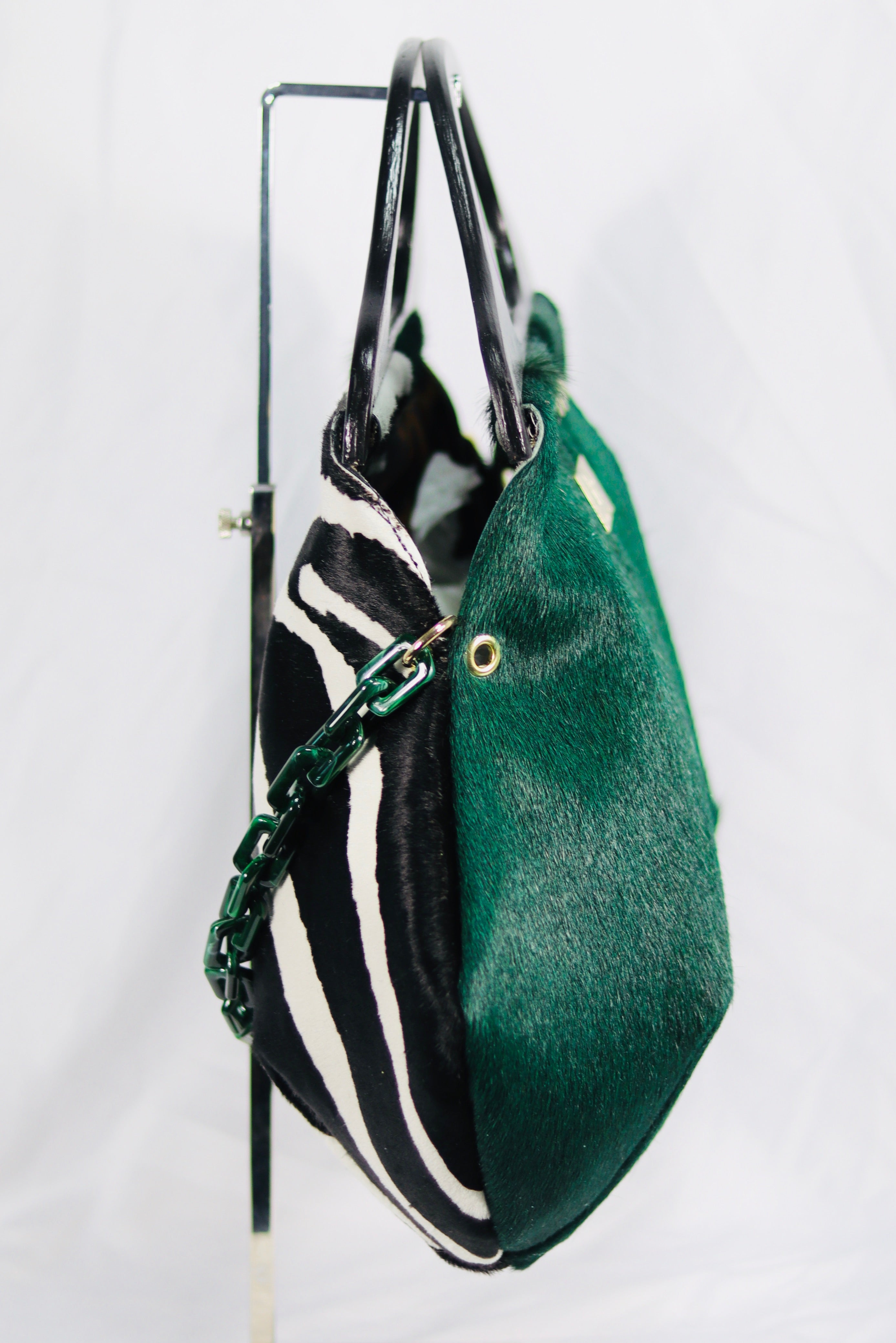 WILLIAMS HOGO BAG Green/Zebra