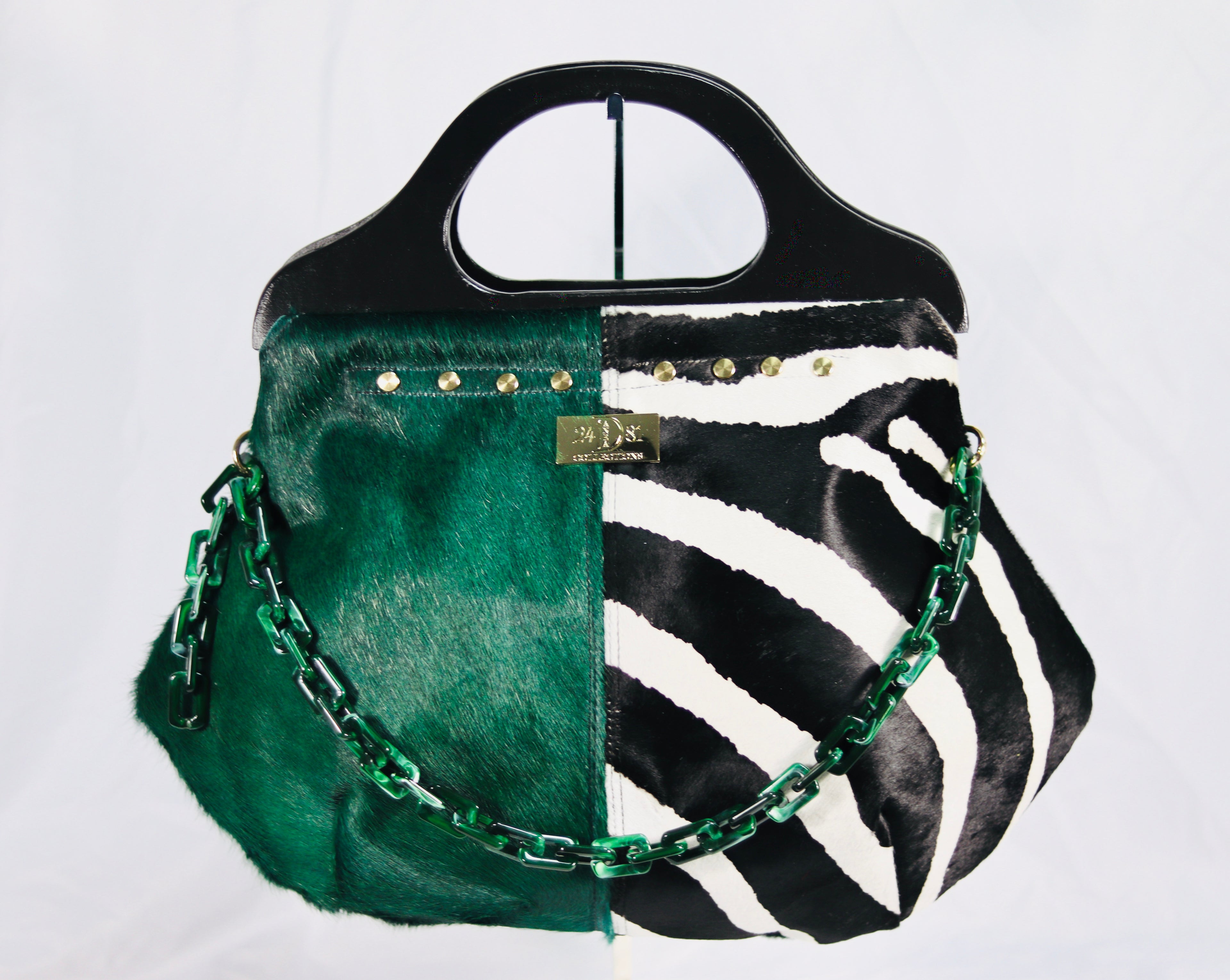 WILLIAMS HOGO BAG Green/Zebra
