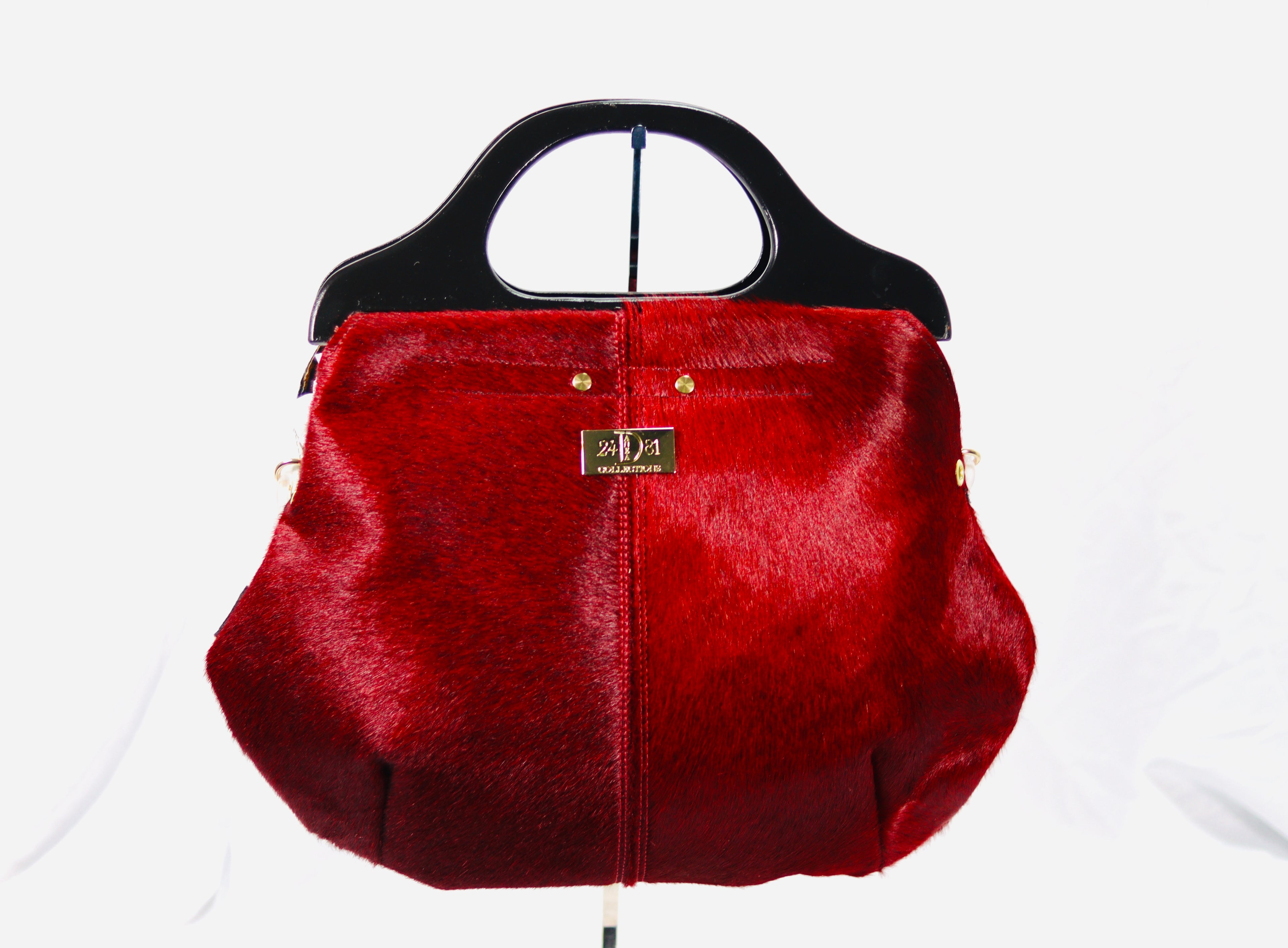 WILLIAMS HOBO BAG Red/Zebra