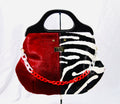 WILLIAMS HOBO BAG Red/Zebra