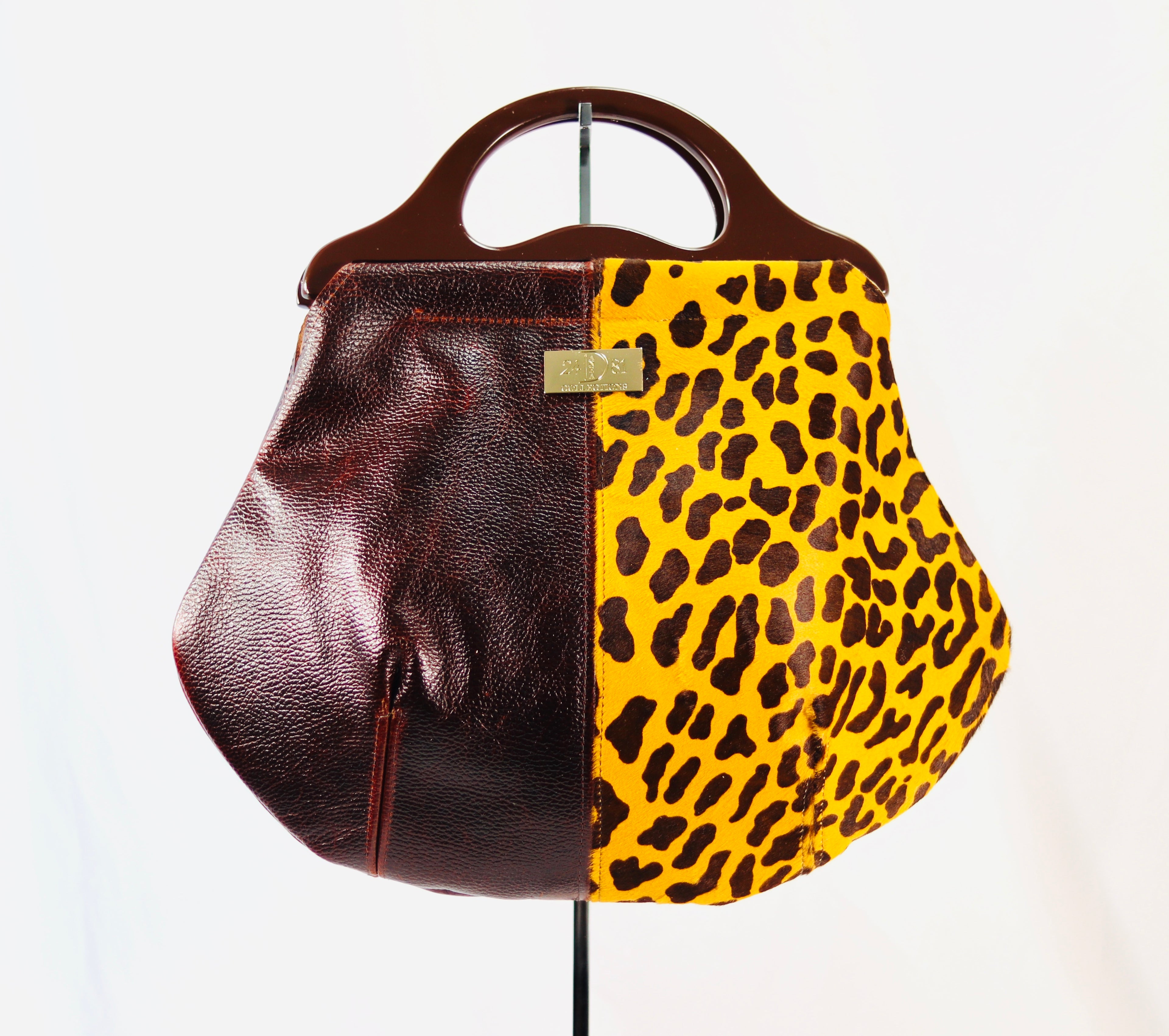 WILLIAMS HOBO Bag — Brown / Leopard