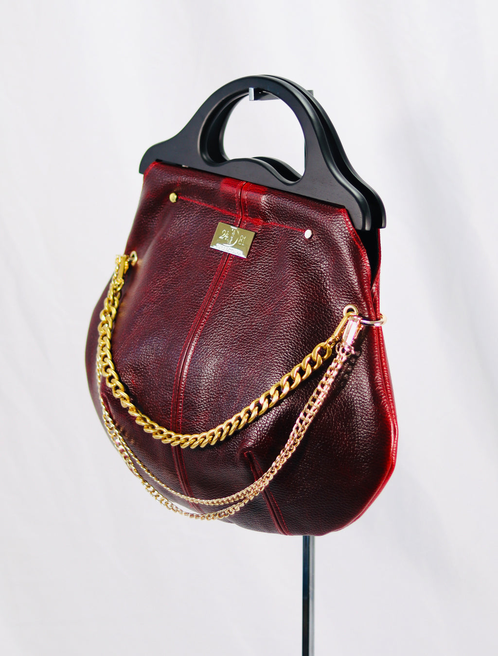 WILLIAMS LOGO BAG Bordeaux/Zebra