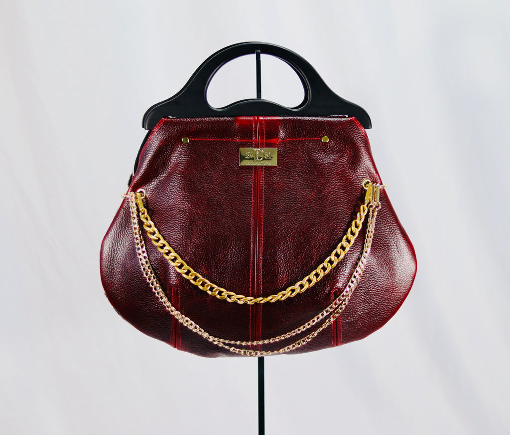 WILLIAMS LOGO BAG Bordeaux/Zebra