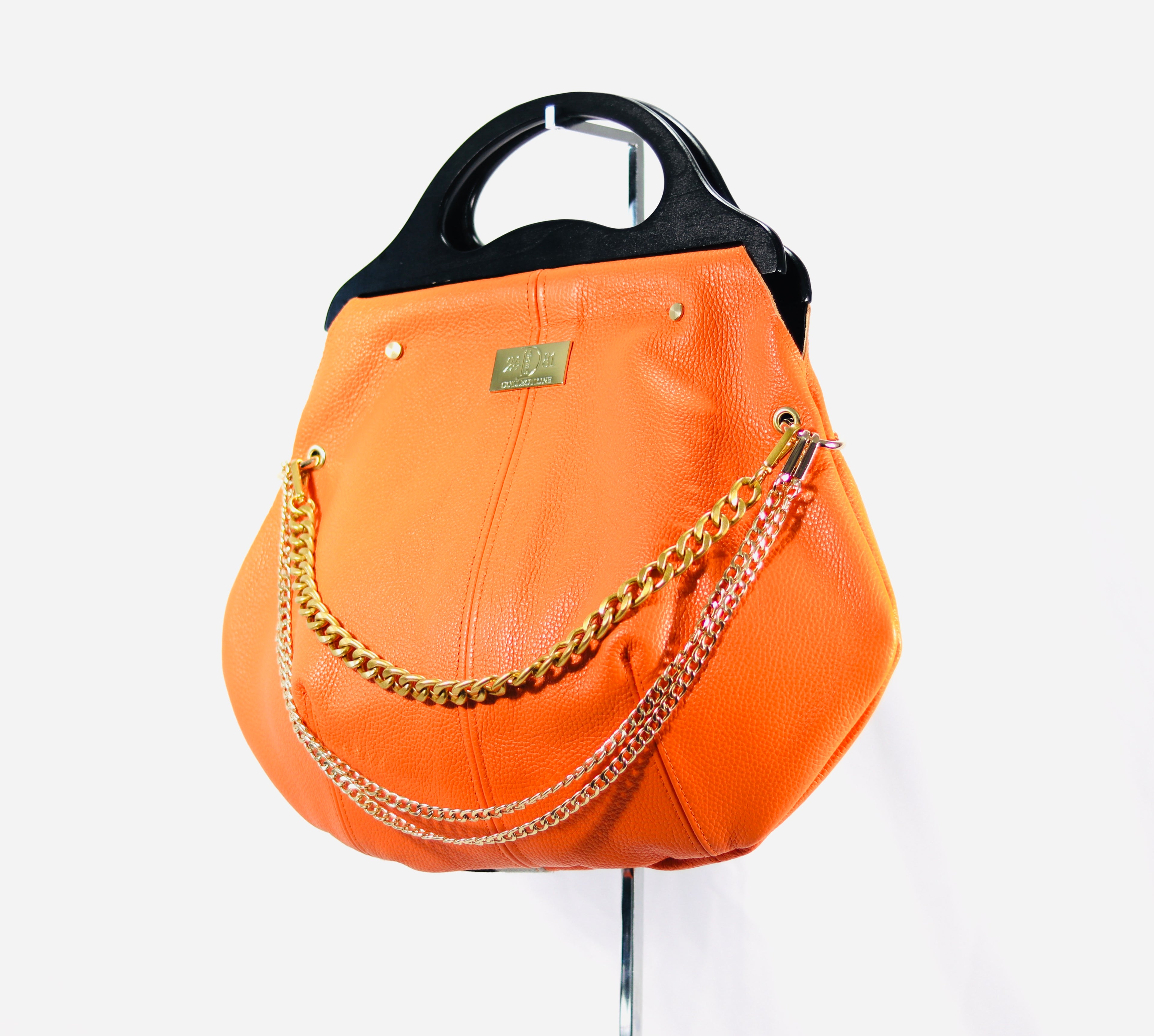 WILLIAMS HOBO BAG Orange/Zebra