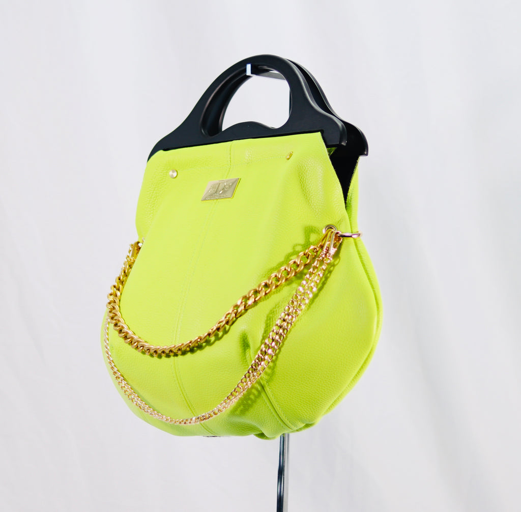 WILLIAMS HOBO Bag — Lime / Zebra