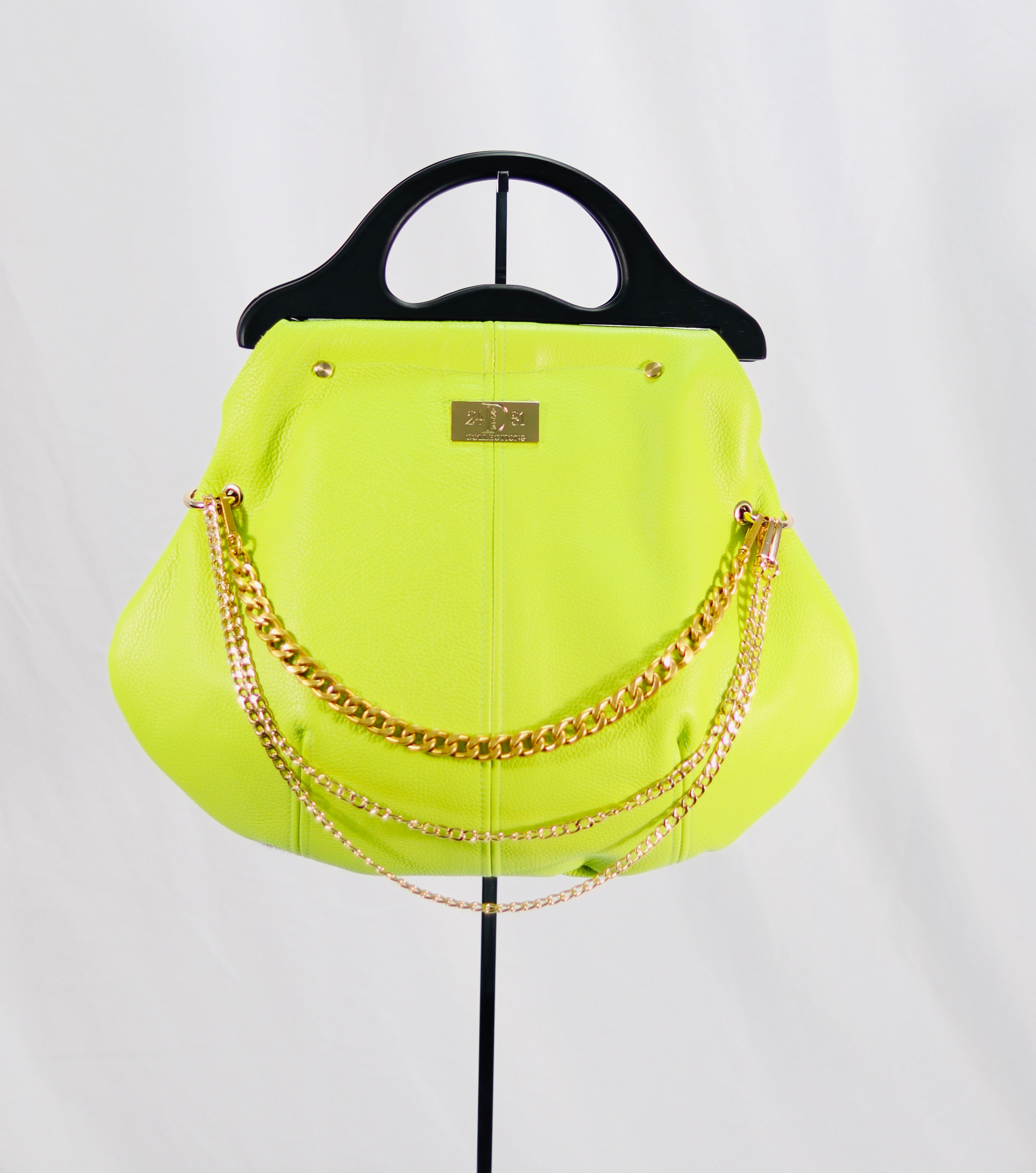WILLIAMS HOBO Bag — Lime / Zebra