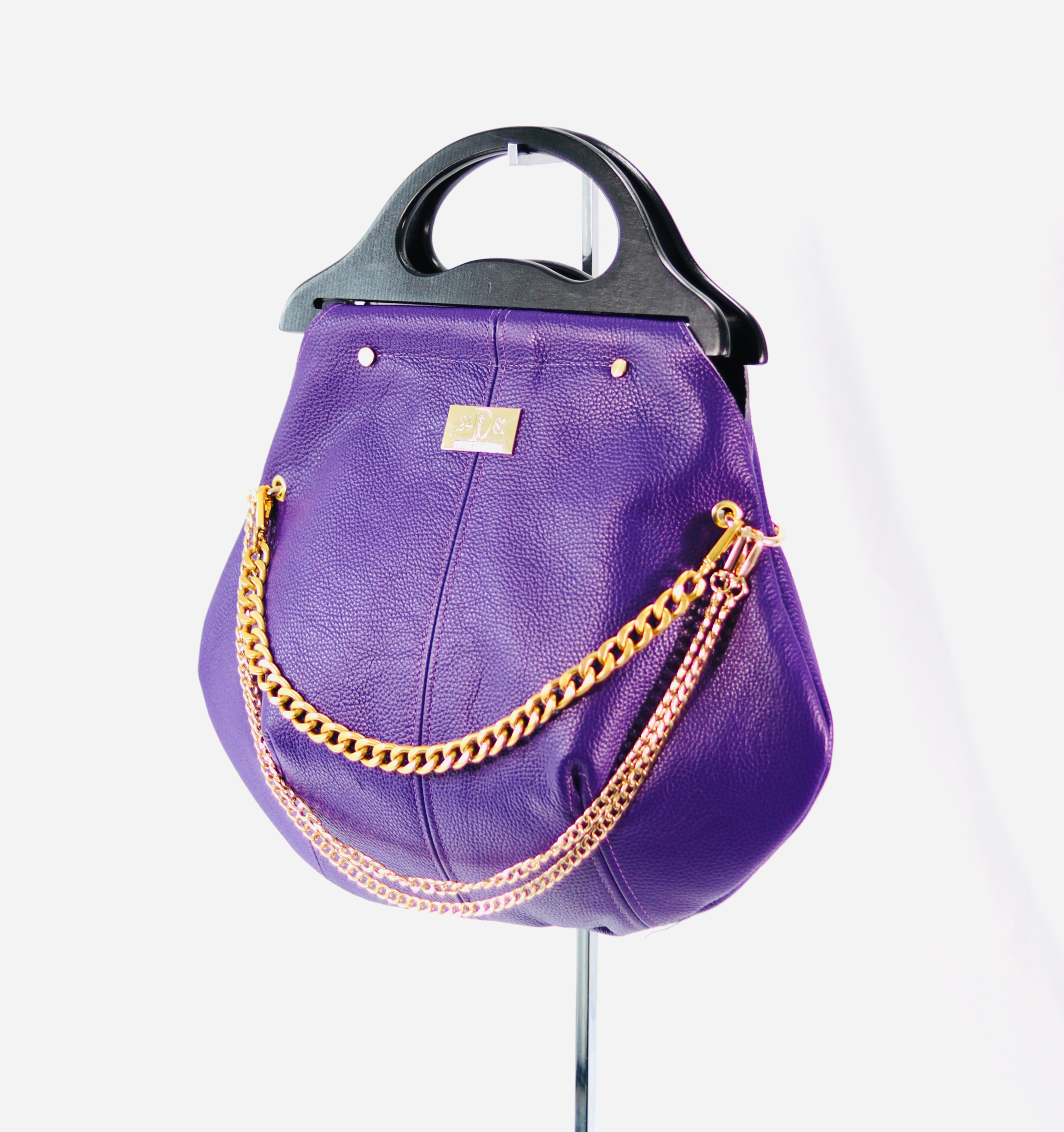 WILLIAMS HOBO BAG Purple/Zebra